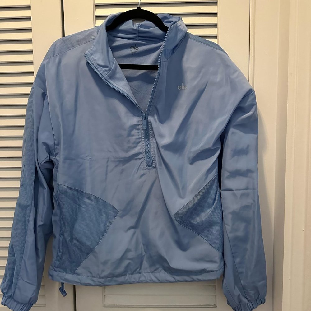 Blue Alo Yoga Pullover, Sz S, Barely worn